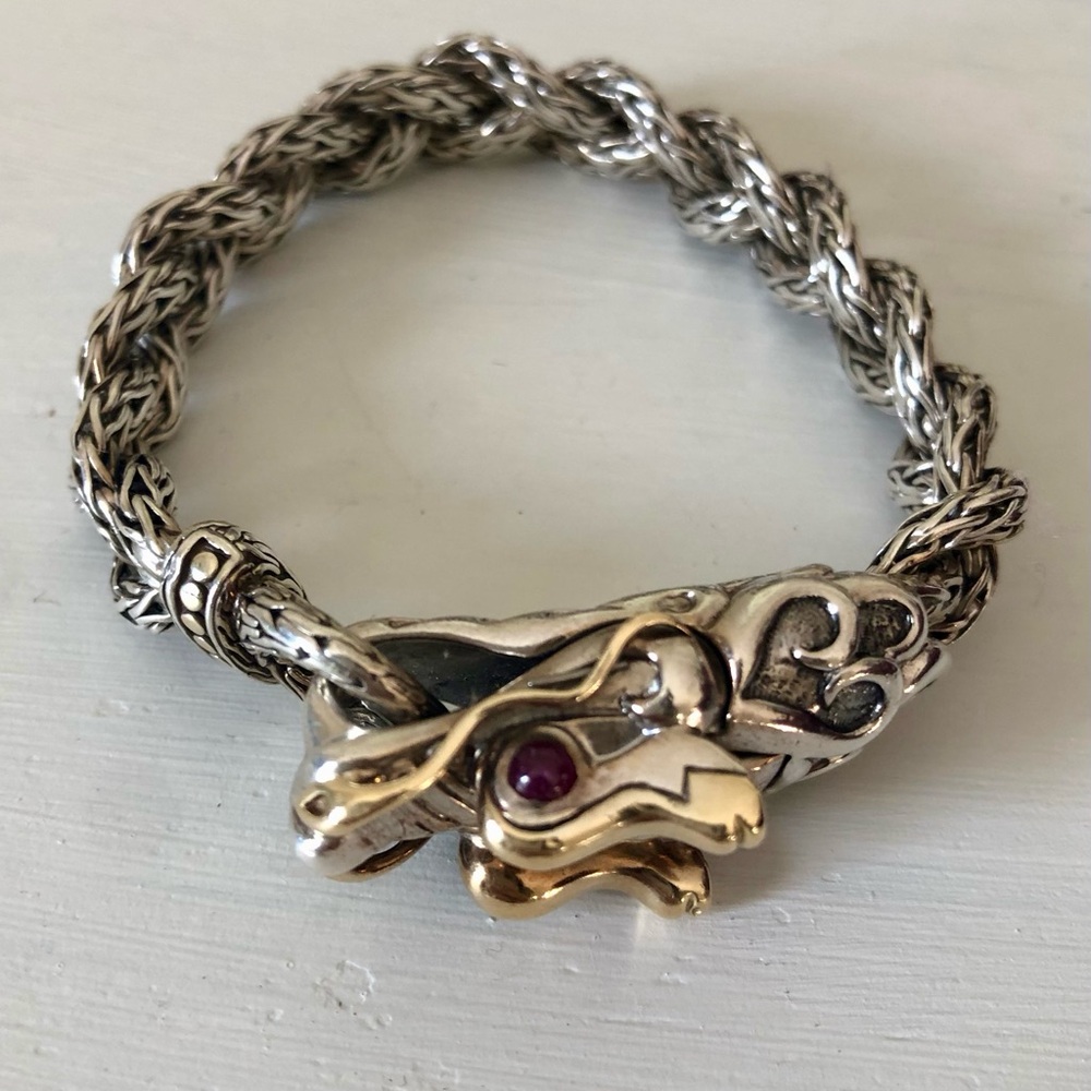 John Hardy
Ruby Naga Legends Woven Dot Bracelet - Picture 9 of 10
